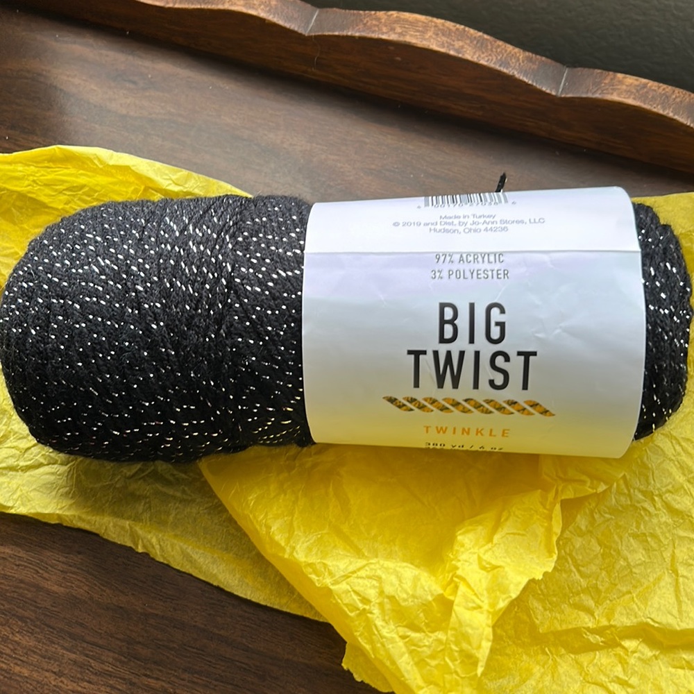 Big Twist sparkle yarn